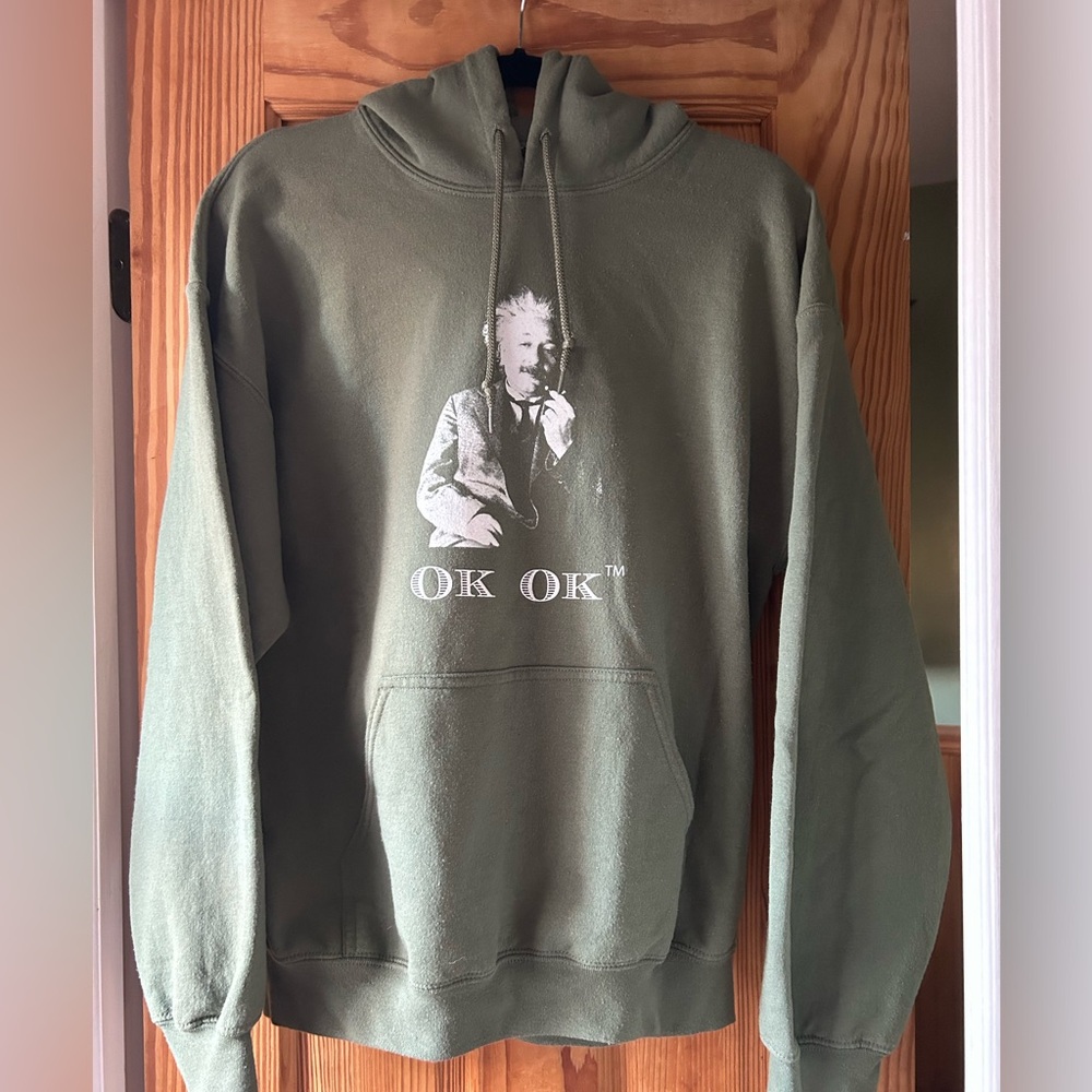 Einstein hooded sweatshirt size L